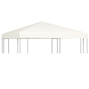 Copertura Superiore per Gazebo 310 g/mÂ² 3x3 m Bianco Crema cod mxl 77521