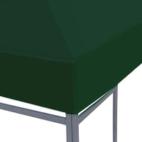 Copertura Superiore per Gazebo 310 g/m² 3x3 m Verde 44779