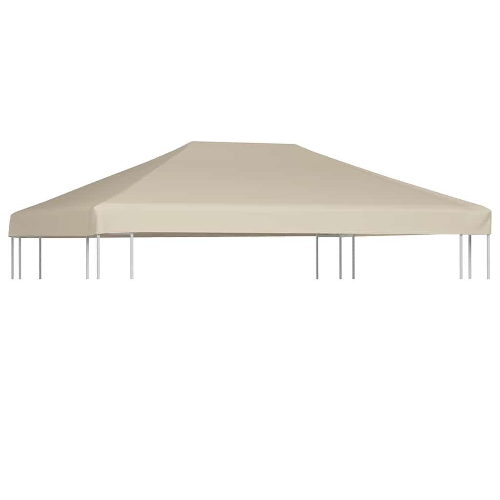 Copertura Superiore per Gazebo 310 g/mÂ² 4x3m Beigecod mxl 103953