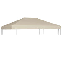 Copertura Superiore per Gazebo 310 g/mÂ² 4x3m Beigecod mxl 103953