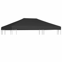 Copertura Superiore per Gazebo 310 g/mÂ² 4x3m Grigiacod mxl 72994