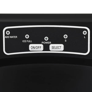 Macchina per il Ghiaccio Nera 1,4 L 15 kg / 24 h 50756