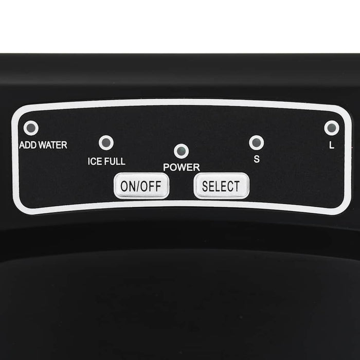 Macchina per il Ghiaccio Nera 1,4 L 15 kg / 24 h 50756