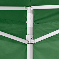Tenda Pieghevole con 2 Pareti 3x3 m Verde 44962