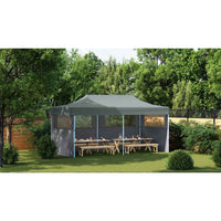 Tenda Pieghevole Pop-Up con Pareti Laterali 3x6 m Antracite cod mxl 53643
