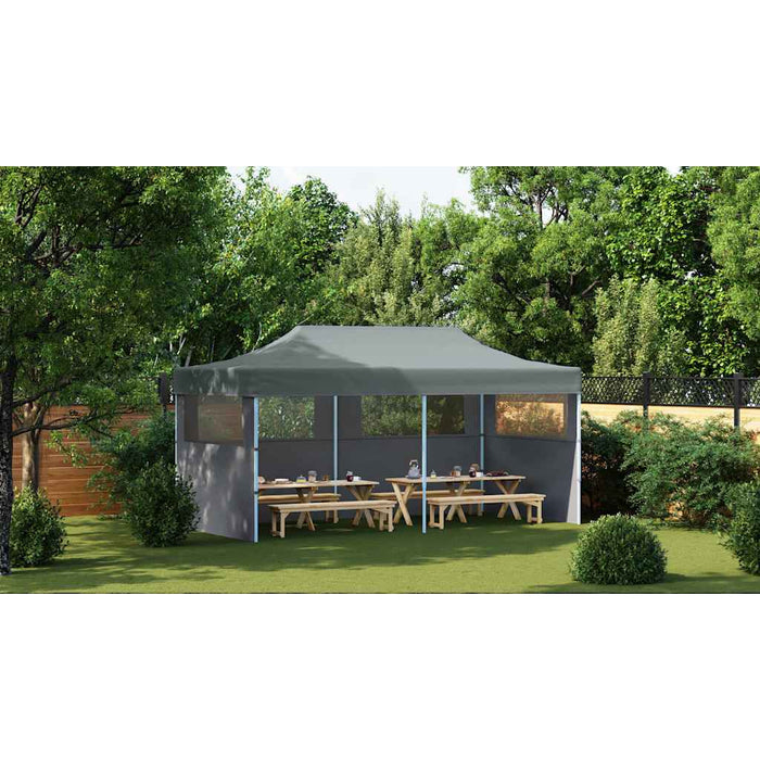 Tenda Pieghevole Pop-Up con Pareti Laterali 3x6 m Antracite cod mxl 53643
