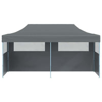 Tenda Pieghevole Pop-Up con Pareti Laterali 3x6 m Antracite 44966