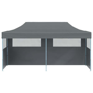 Tenda Pieghevole Pop-Up con Pareti Laterali 3x6 m Antracite 44966