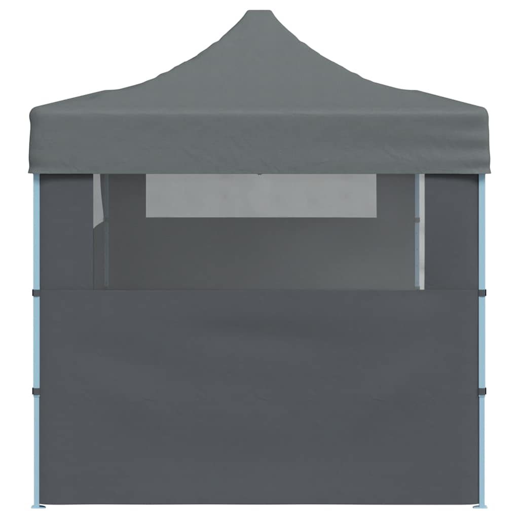 Tenda Pieghevole Pop-Up con Pareti Laterali 3x6 m Antracite 44966