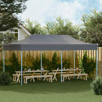 Tenda Pieghevole Pop-Up 3x6 m Antracite 44967