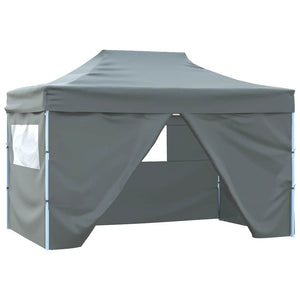 Tenda Pieghevole Pop-Up 4 Pareti Laterali 3x4,5 m Antracite cod mxl 46588