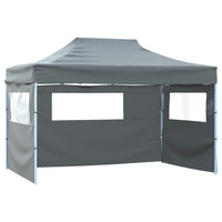 Tenda Pieghevole Pop-Up 4 Pareti Laterali 3x4,5 m Antracite cod mxl 46588