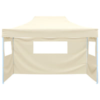 Tenda Pieghevole con 3 Pareti 3x4,5 m Crema cod mxl 46146
