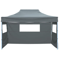 Tenda Pieghevole con 3 Pareti 3x4,5 m Antracite cod mxl 53117