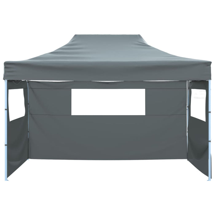 Tenda Pieghevole con 3 Pareti 3x4,5 m Antracite cod mxl 53117