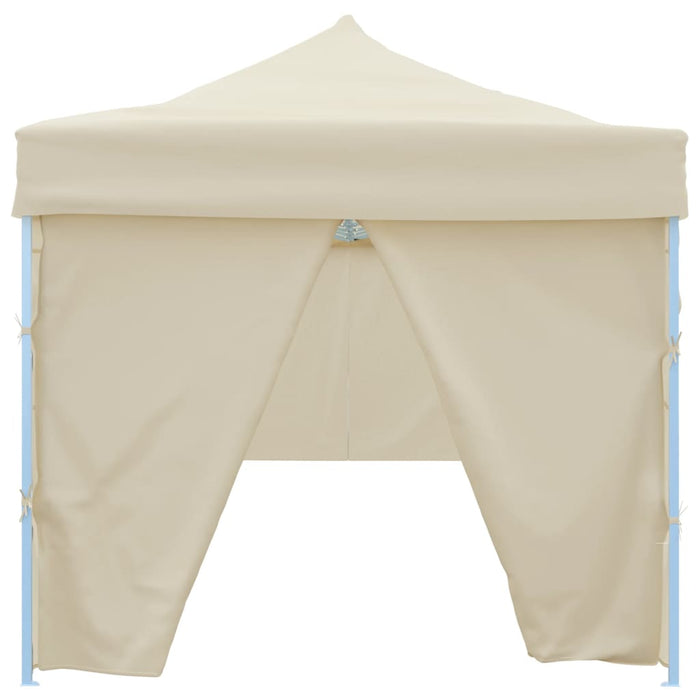 Tenda Pieghevole Pop-Up con 8 Pareti Laterali 3x9 m Crema 44976