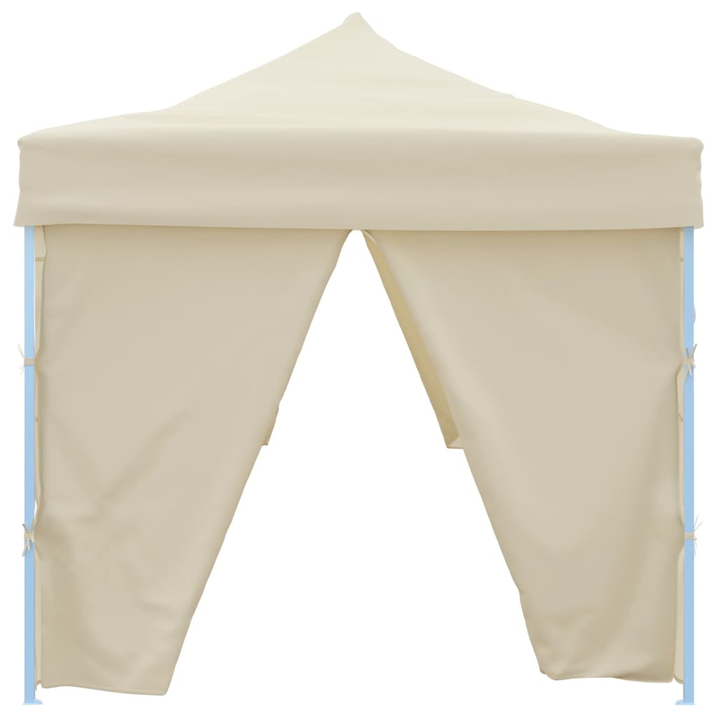 Tenda Pieghevole Pop-Up con 8 Pareti Laterali 3x9 m Crema 44976