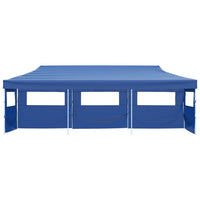 Tenda Pieghevole Pop-Up con 5 Pareti Laterali 3x9 m Blu 44978