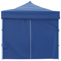 Tenda Pieghevole Pop-Up con 8 Pareti Laterali 3x9 m Blu