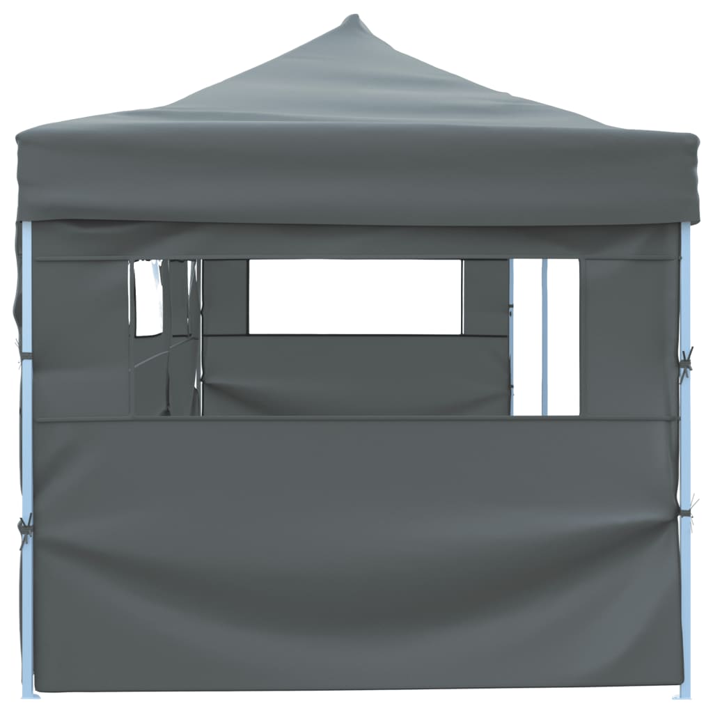 Tenda Pieghevole Pop-Up con 5 Pareti Laterali 3x9 m Antracite 44981