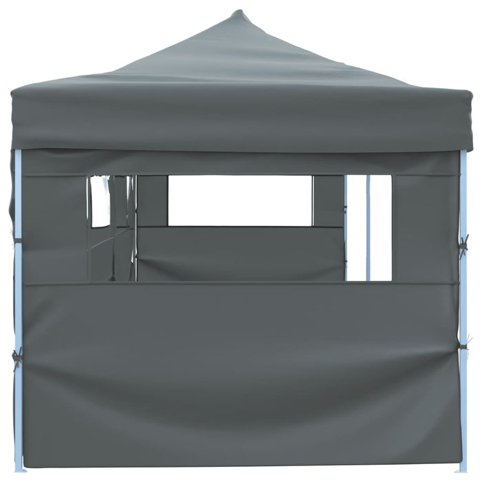 Tenda Pieghevole Pop-Up con 5 Pareti Laterali 3x9 m Antracite 44981