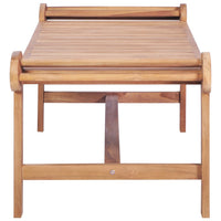 Tavolino da Salotto 100x50x45 cm in Massello di Teak 44734