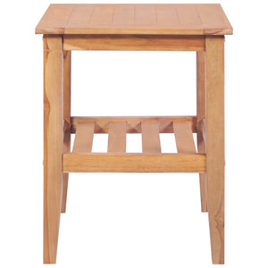 Tavolino da CaffÃ¨ 40x40x50 cm Quadrato Legno Massello di Teak cod mxl 6383