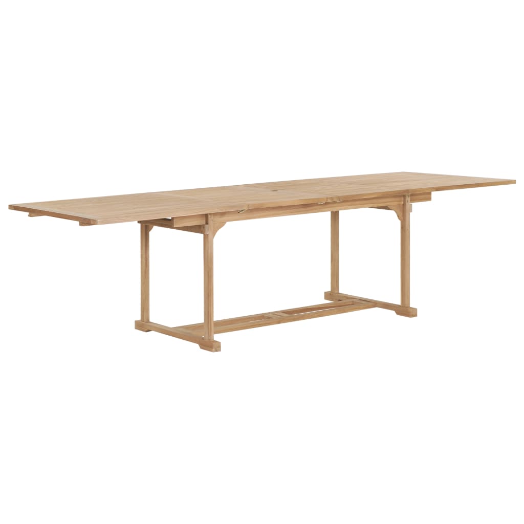 Tavolo da Giardino Allungabile 180-280x100x75 cm in Teak 44678