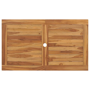 Tavolo Pieghevole da Giardino 120x70x75 cm in Massello di Teak 44682