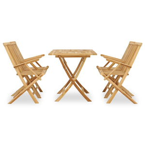 Set da Pranzo per Esterni 5 pz in Legno Massello di Teak cod mxl 35547