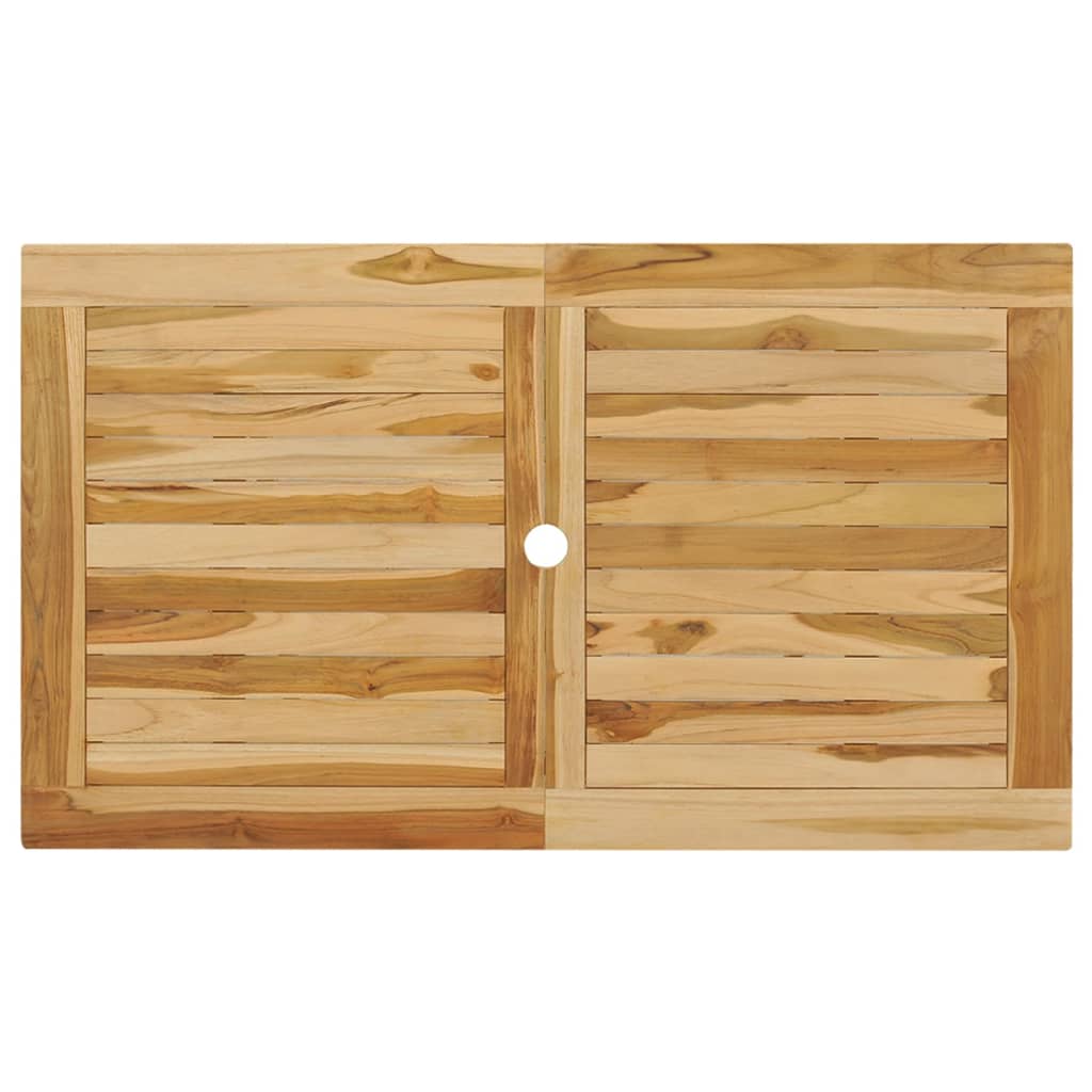 Set da Pranzo per Esterni 5 pz in Legno Massello di Teak cod mxl 35547