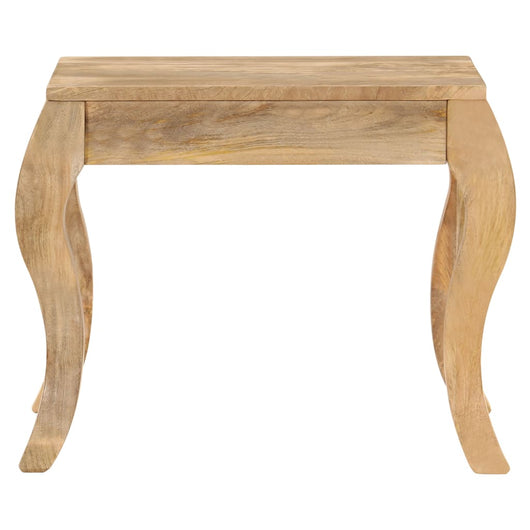 Tavolino da Salotto in Legno Massello di Mango 45x45x40cm 247112