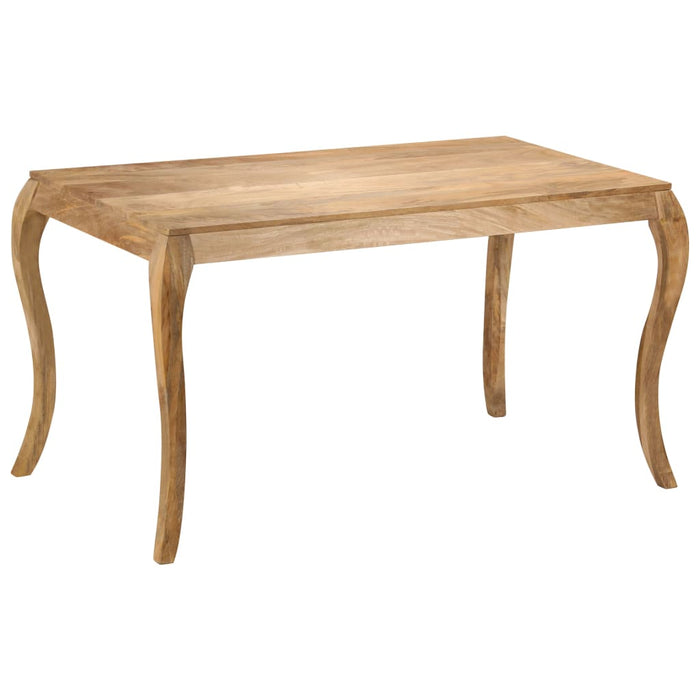 Tavolo da Pranzo in Legno Massello di Mango 135x75x76 cm 247114