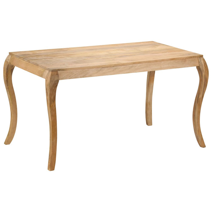 Tavolo da Pranzo in Legno Massello di Mango 135x75x76 cm 247114