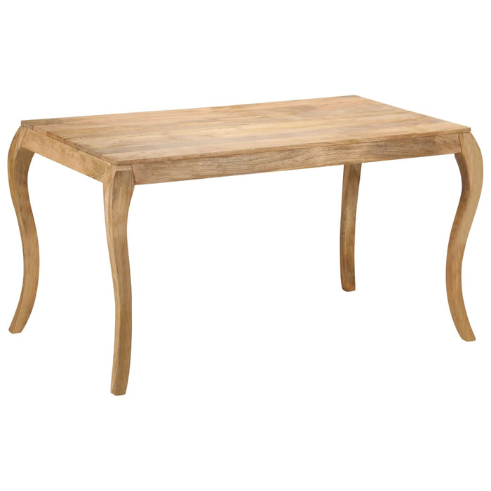 Tavolo da Pranzo in Legno Massello di Mango 135x75x76 cm 247114