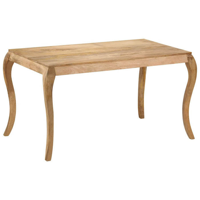 Tavolo da Pranzo in Legno Massello di Mango 135x75x76 cm 247114