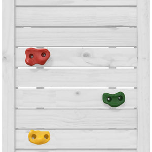 Seggiolino Altalena con Scala Corda e Pietre Arrampicata Blu PE 91695