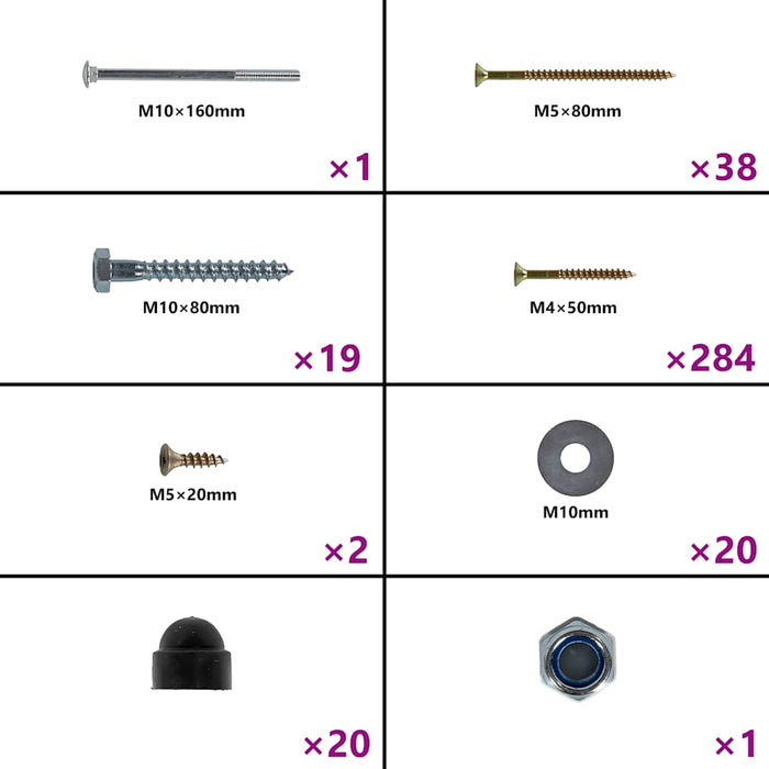 Seggiolini per Altalena con Corde 2 pz Blu 37x15 cm Polietilene 91696