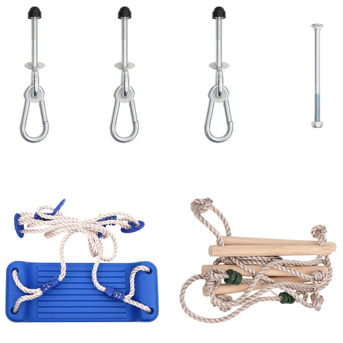 Seggiolino per Altalena con Scala di Corda Blu in Polietilenecod mxl 127258