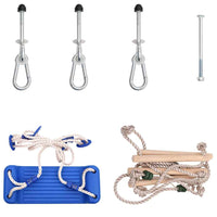 Seggiolino per Altalena con Scala di Corda Blu in Polietilene 91697