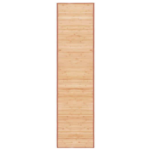 Tappeto in Bambù 80x300 cm Marrone