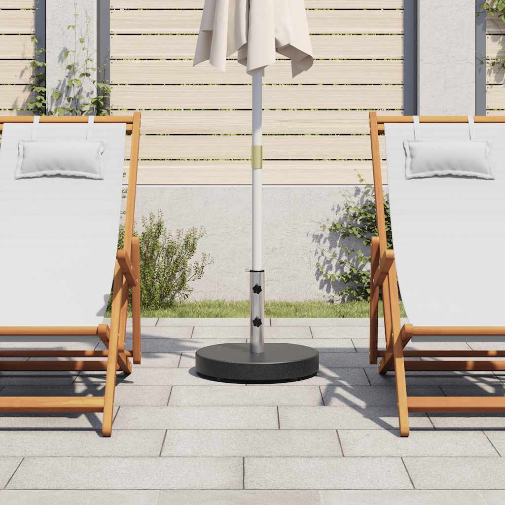 Base per Ombrellone in Granito 28,5 kg Circolare Nera 45064