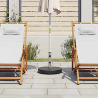 Base per Ombrellone in Granito 28,5 kg Circolare Nera 45064