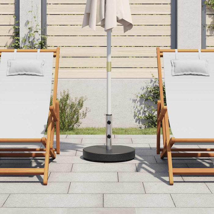 Base per Ombrellone in Granito 28,5 kg Circolare Nera 45064