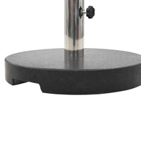 Base per Parasole Circolare in Granito Nera 20 kg 45068