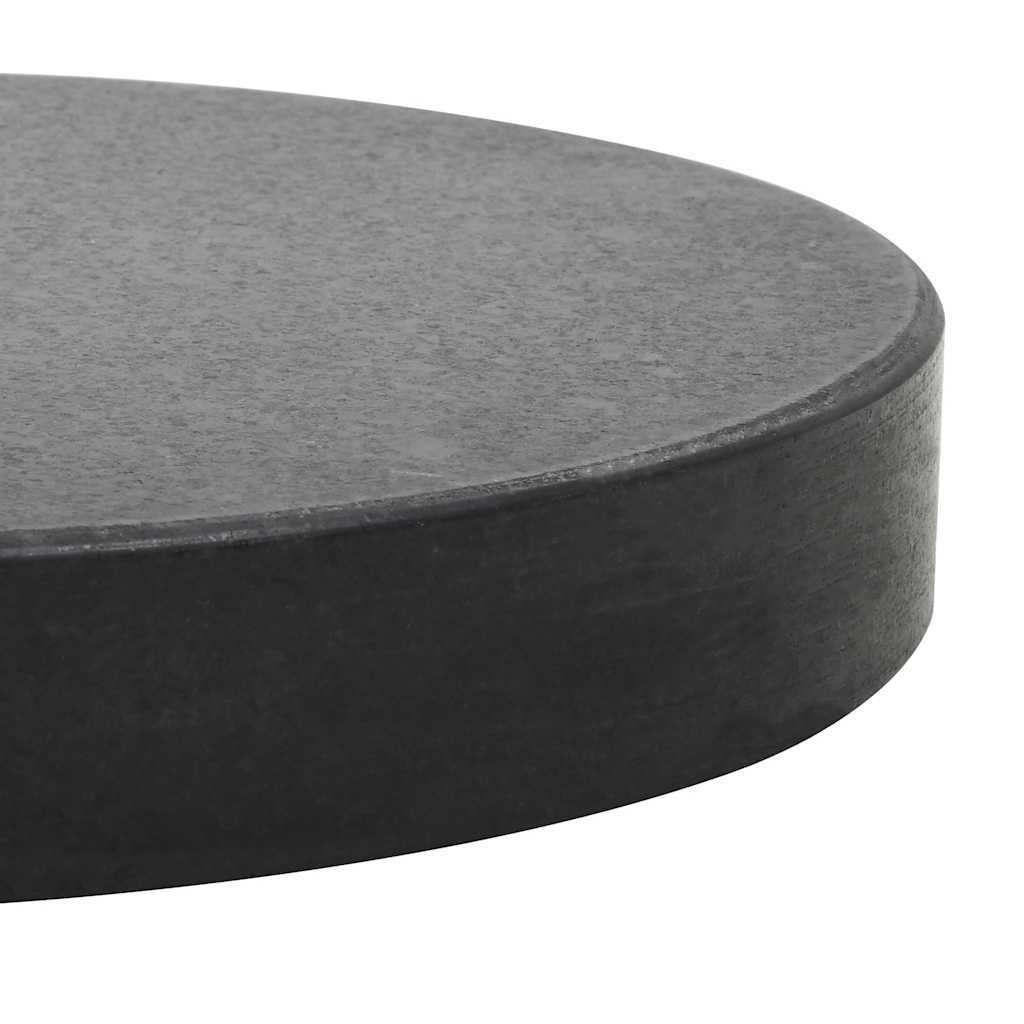 Base per Parasole Circolare in Granito Nera 20 kg 45068