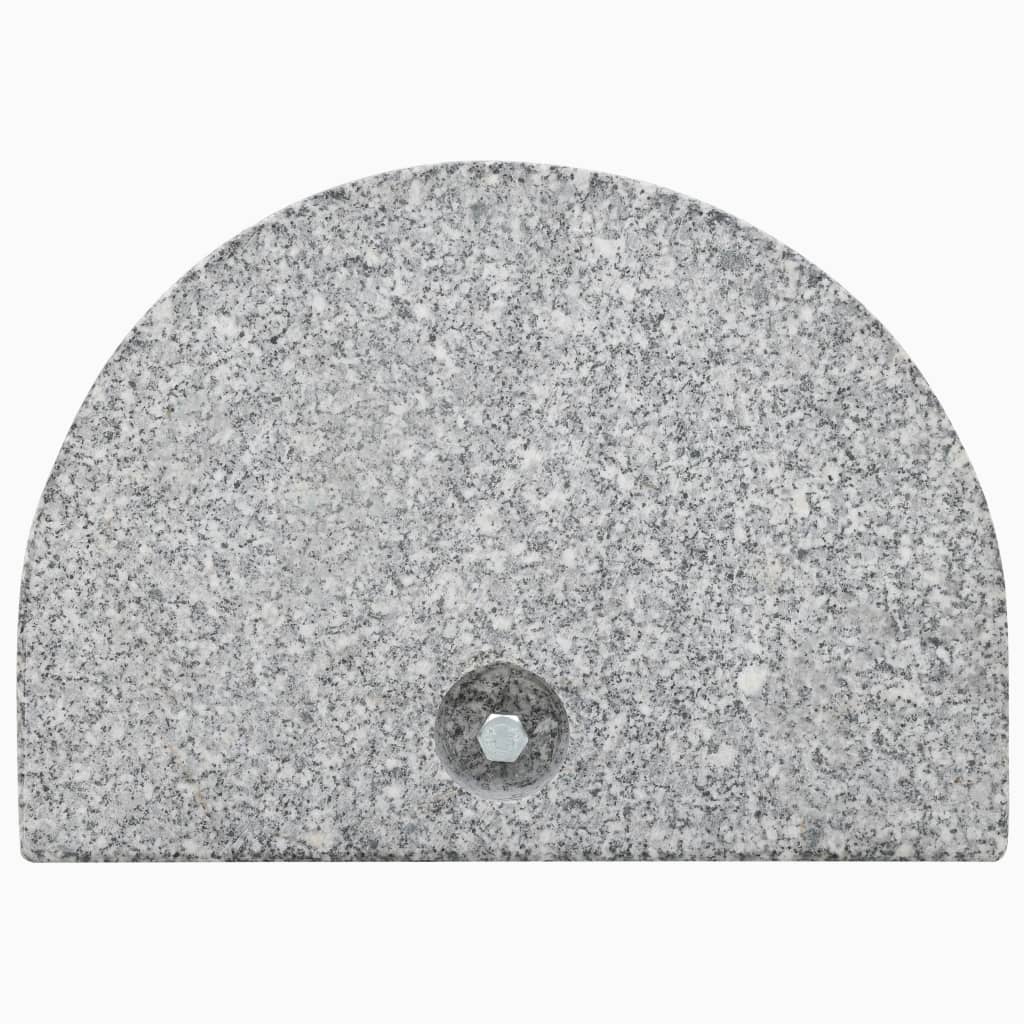 Base per Parasole in Granito Curva 10 kg Grigia 45069