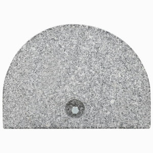 Base per Parasole in Granito Curva 10 kg Grigia 45069