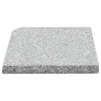 Piastra per Parasole in Granito Quadrata 25 kg Grigia 45070