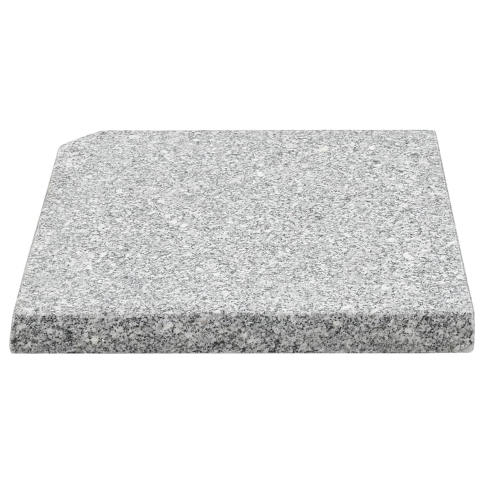 Piastra per Parasole in Granito Quadrata 25 kg Grigia 45070